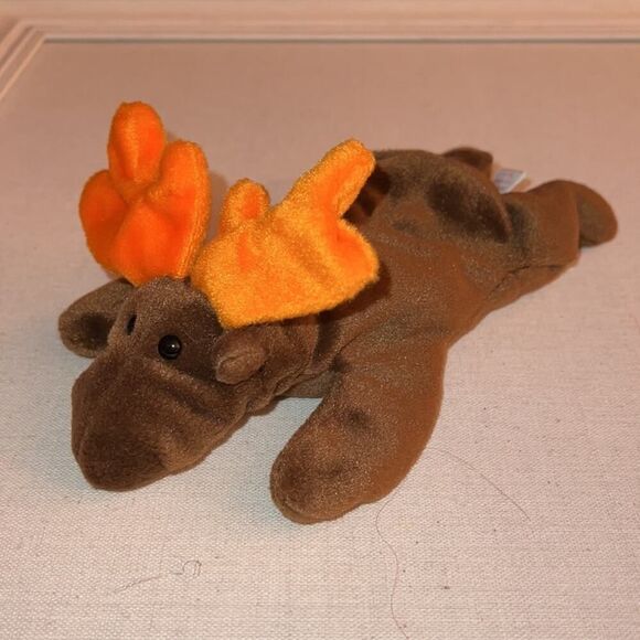 Vintage 1991 Ty Beanie Babies Chocolate the reindeer - Picture 2 of 5